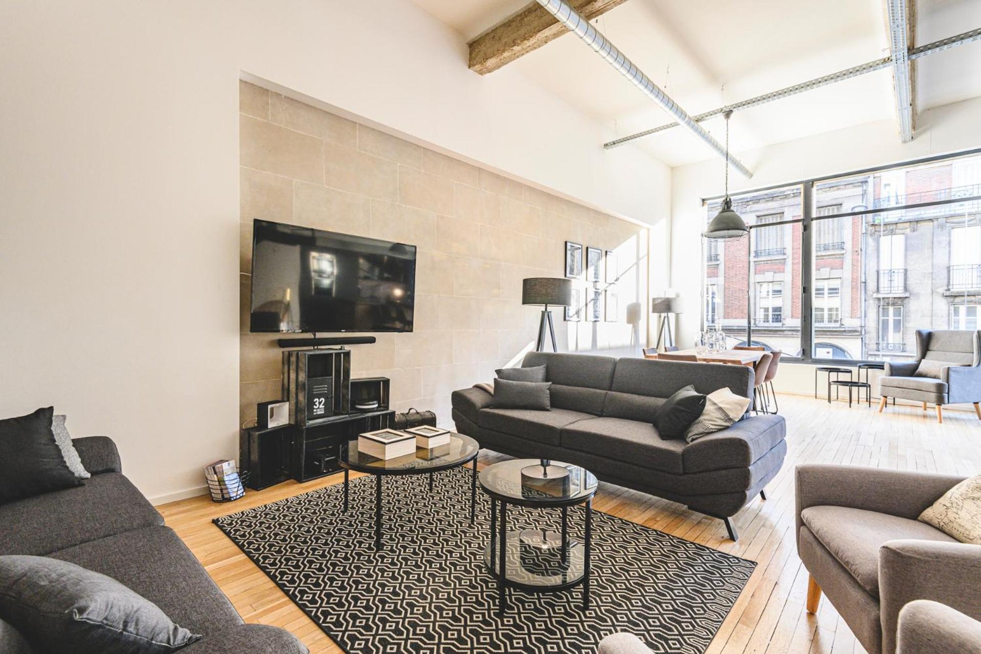 Апартаменты Ikizen Prestige - Loft Du Cadran - Parking Prive Реймс Экстерьер фото