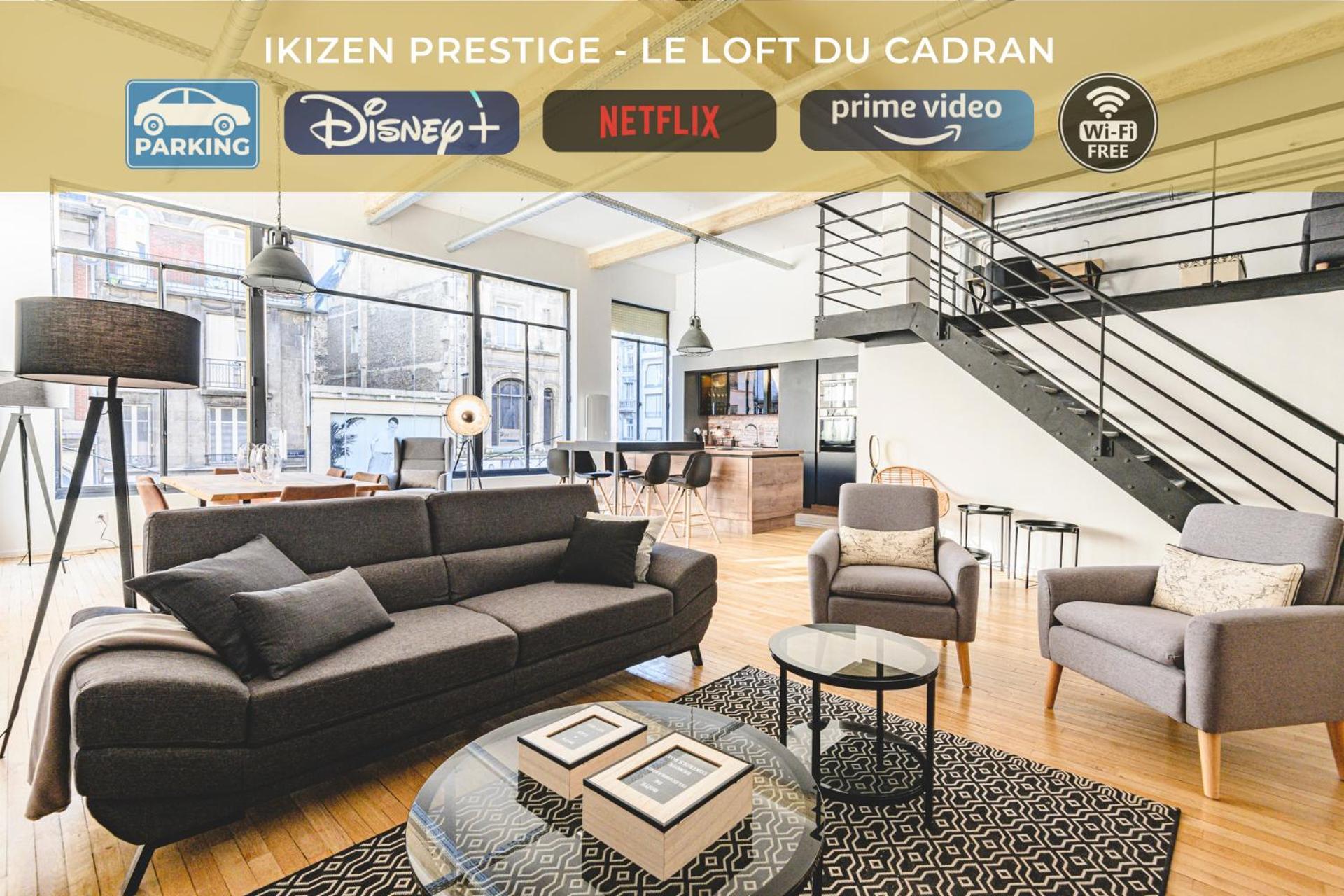 Апартаменты Ikizen Prestige - Loft Du Cadran - Parking Prive Реймс Экстерьер фото
